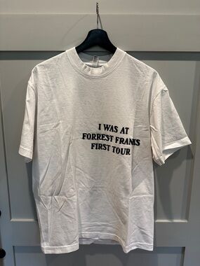 Los Angeles Apparel White Tee with Black Tour Text